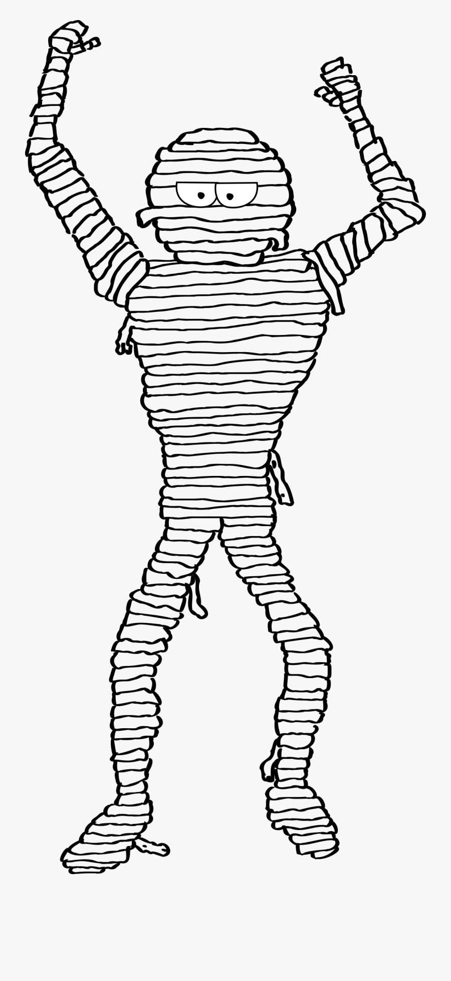 Cartoon Mummy, Transparent Clipart