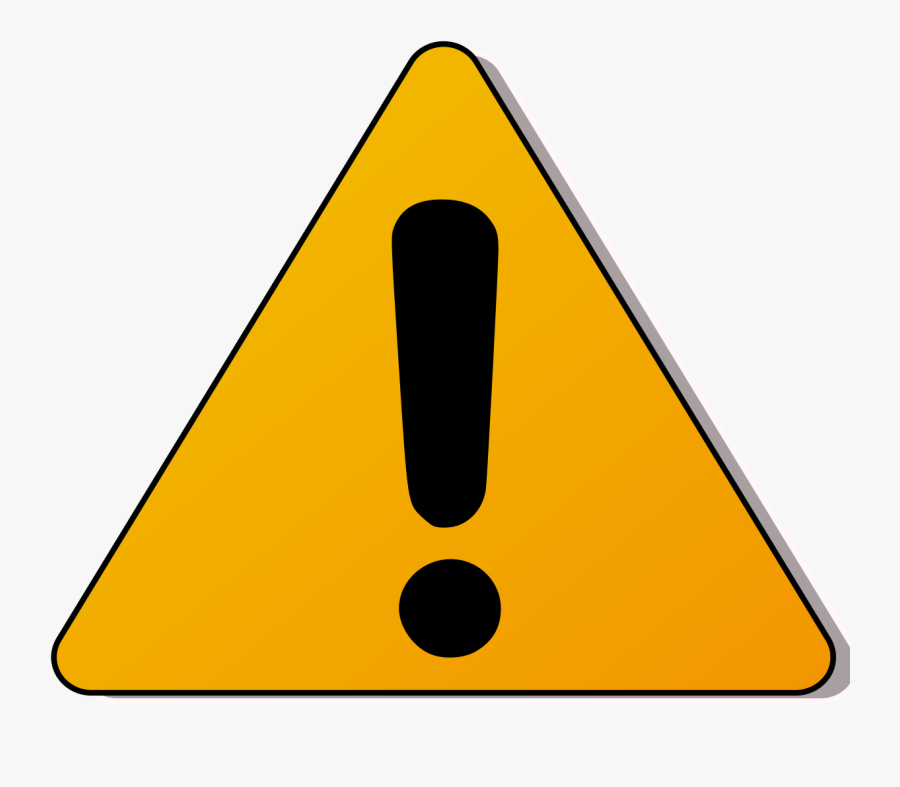 Triangular Clipart Caution - Caution Sign, Transparent Clipart