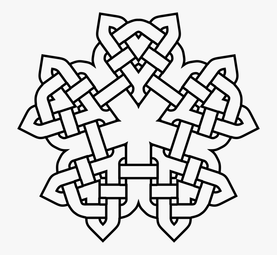 Line Art,symmetry,area - Estilo Celta, Transparent Clipart