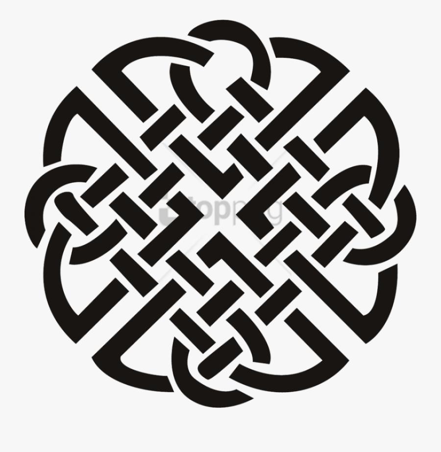Celtic Knot Transparent Background - Celtic Circle, Transparent Clipart