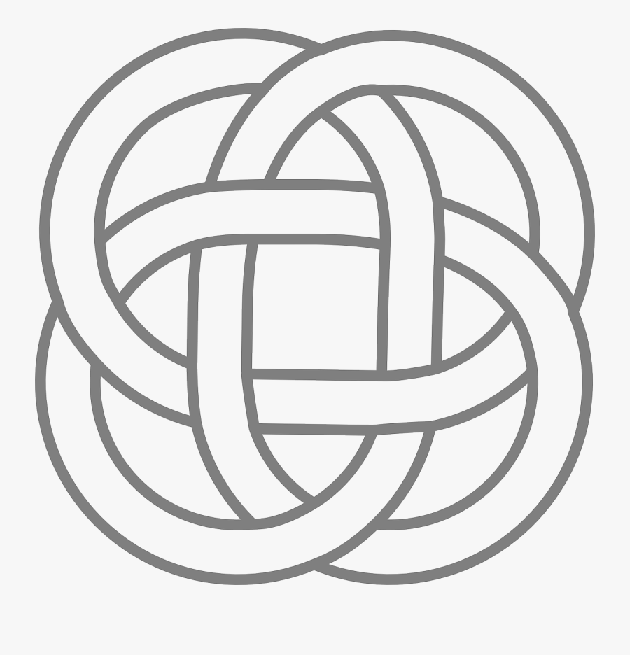 Celtic Inspired Knots 4 Celtic 4 Circle Knot , Free Transparent