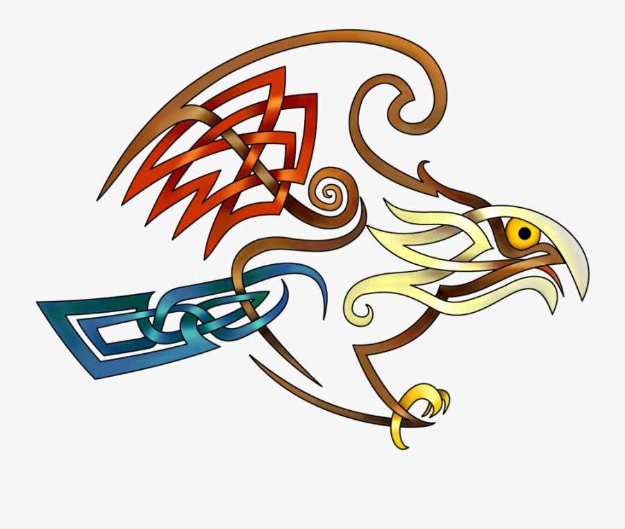 Download Celtic Art Png Pic - Celtic Knot Hawk, Transparent Clipart