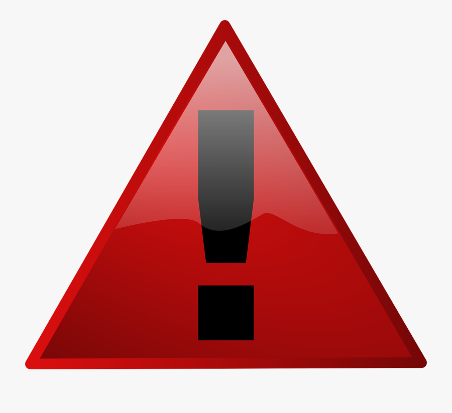 Red Caution Vector - Advertencia Signo Png, Transparent Clipart