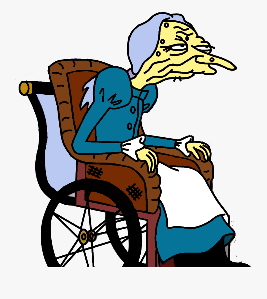 The Simpsons Clipart Mummy - Mr. Burns, Transparent Clipart