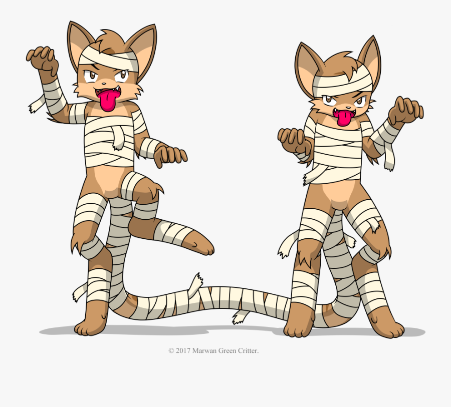 A Pair Of Conjoined Mummies - Cartoon, Transparent Clipart