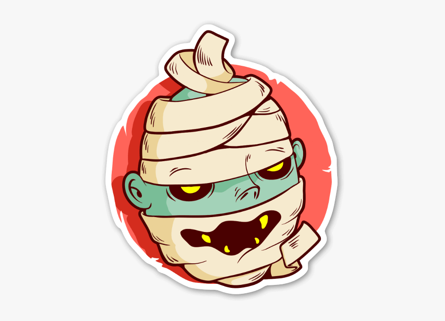 Mummy Monster Sticker - Cartoon, Transparent Clipart