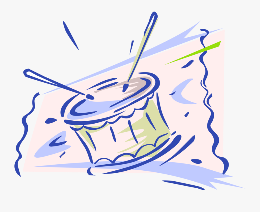 Vector Illustration Of Drum Set Or Drum Kit Percussion, Transparent Clipart