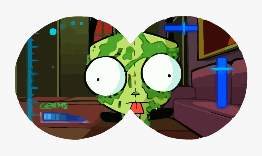 Battle Of The Planets - Invader Zim Gir Germs, Transparent Clipart