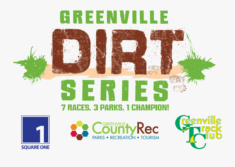Dirt Series Logo With Sponsors - Paris Mountain 12k, Transparent Clipart