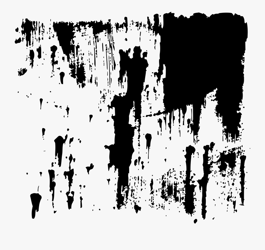 Clipart Big Image - Black Paint Smear Png, Transparent Clipart