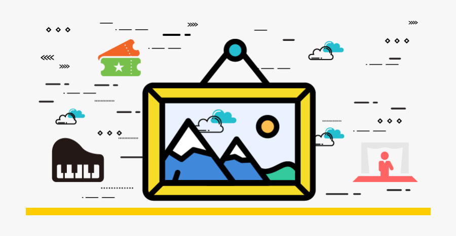 Arts Culture - Family Pic Outline Picture Frame, Transparent Clipart