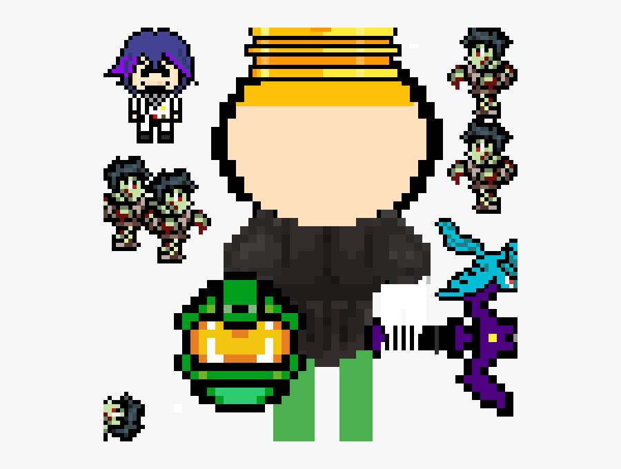 Terraria Zombie, Transparent Clipart
