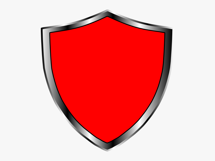 Shield Vector Red Png, Transparent Clipart