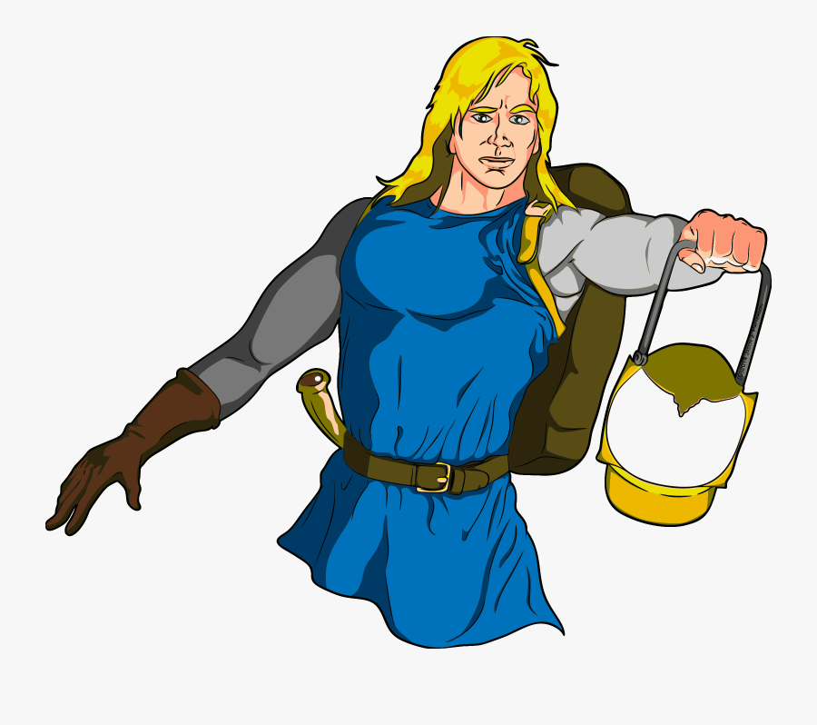 Male Adventurer With Lantern - Clip Art, Transparent Clipart