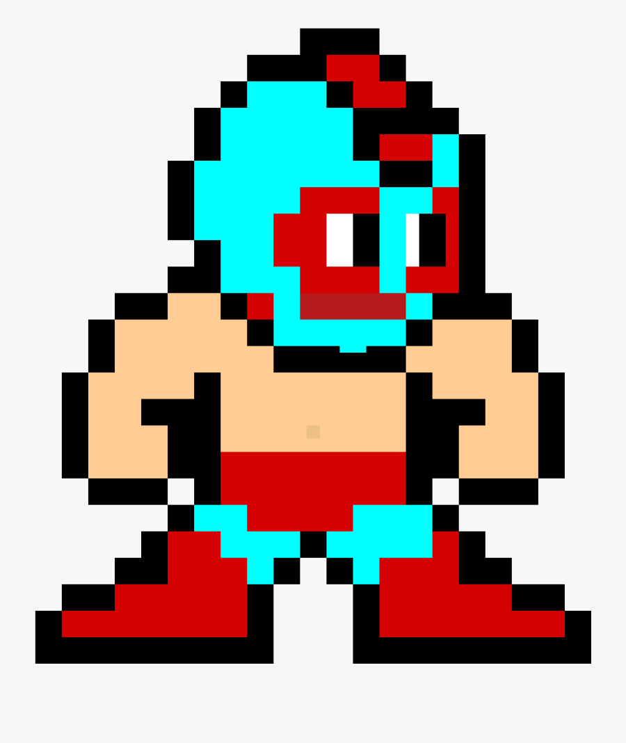 8 Bit Megaman Png, Transparent Clipart