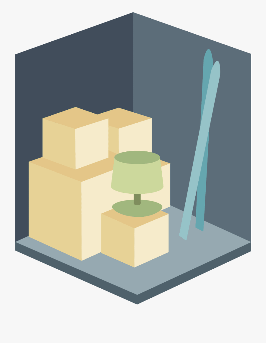 Closet Clipart Storage Unit - Self Storage 3d Size, Transparent Clipart