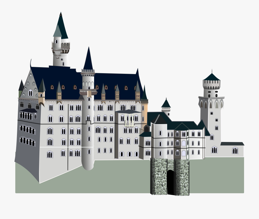 Medieval Castle Clip Arts, Transparent Clipart