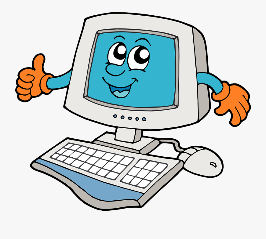 Happy - Computer - User - Computer Subject, Transparent Clipart
