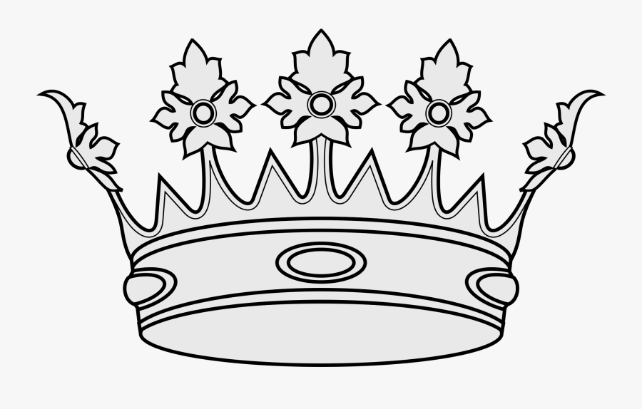 Transparent Tiara Clip Art Black And White - Crown And Scepter Drawing, Transparent Clipart