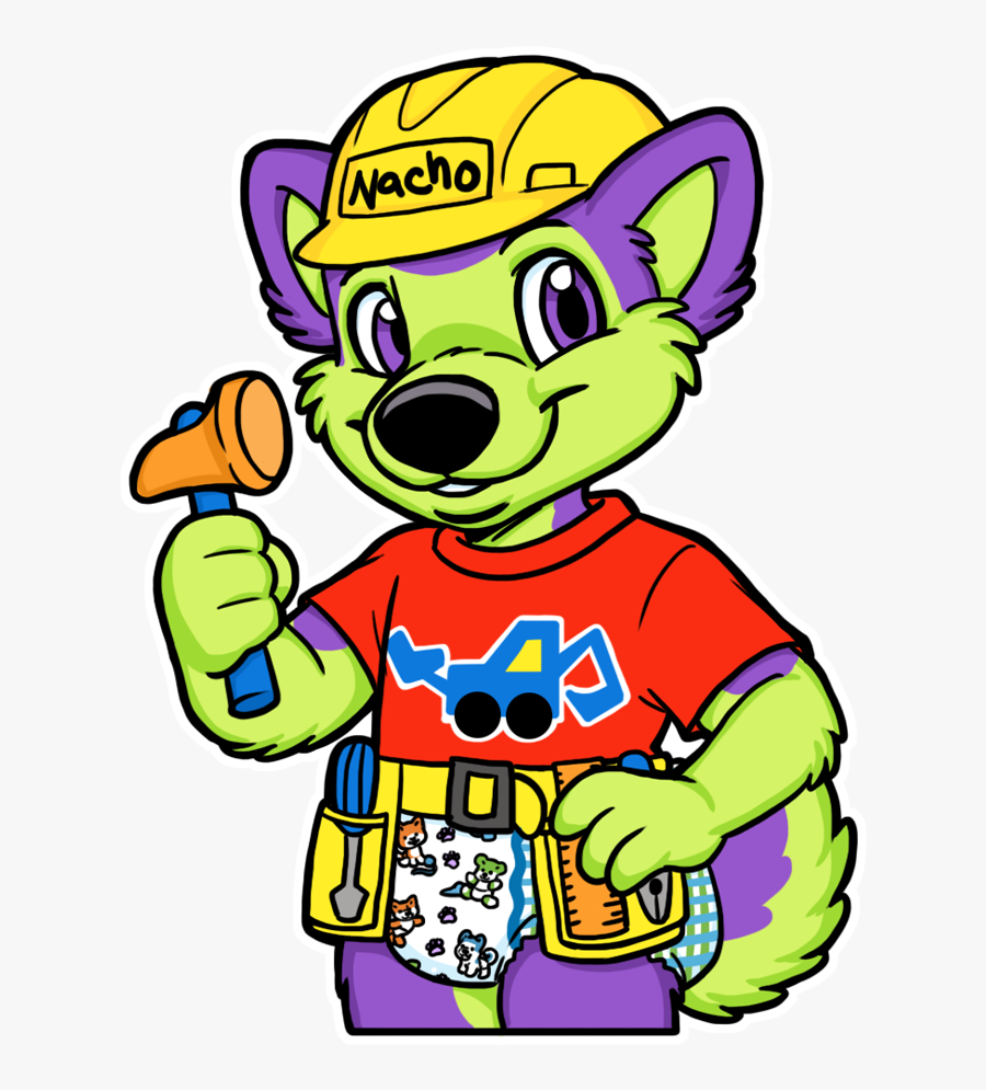 Lil Builder Nacho Marci Sticker - Cartoon, Transparent Clipart