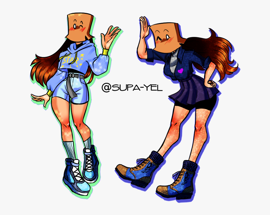 “outfit Inspiration Of @skesgo Starlan And @imjustalazycat - Cartoon, Transparent Clipart