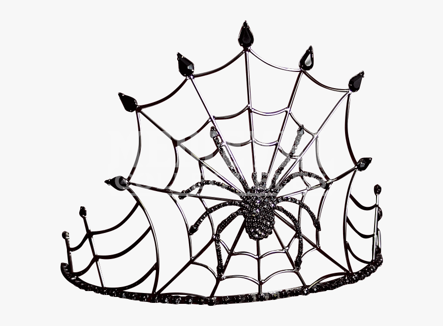Gothic Queen Spider Crown Clip Art Library - Spider Crown Png, Transparent Clipart