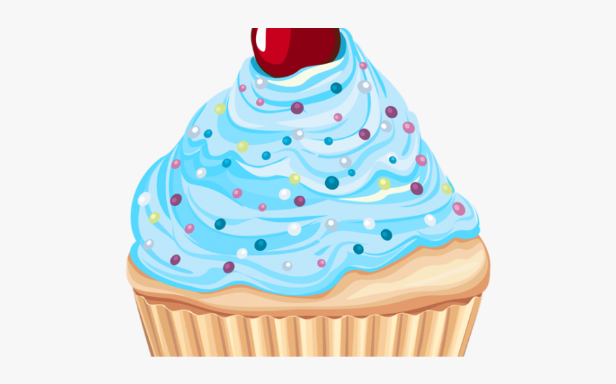 Birthday Cupcake Clip Art Png, Transparent Clipart