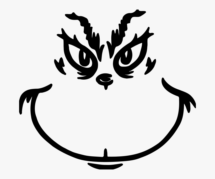 Download Transparent Smile Vector Png - Grinch Face Clipart , Free ...