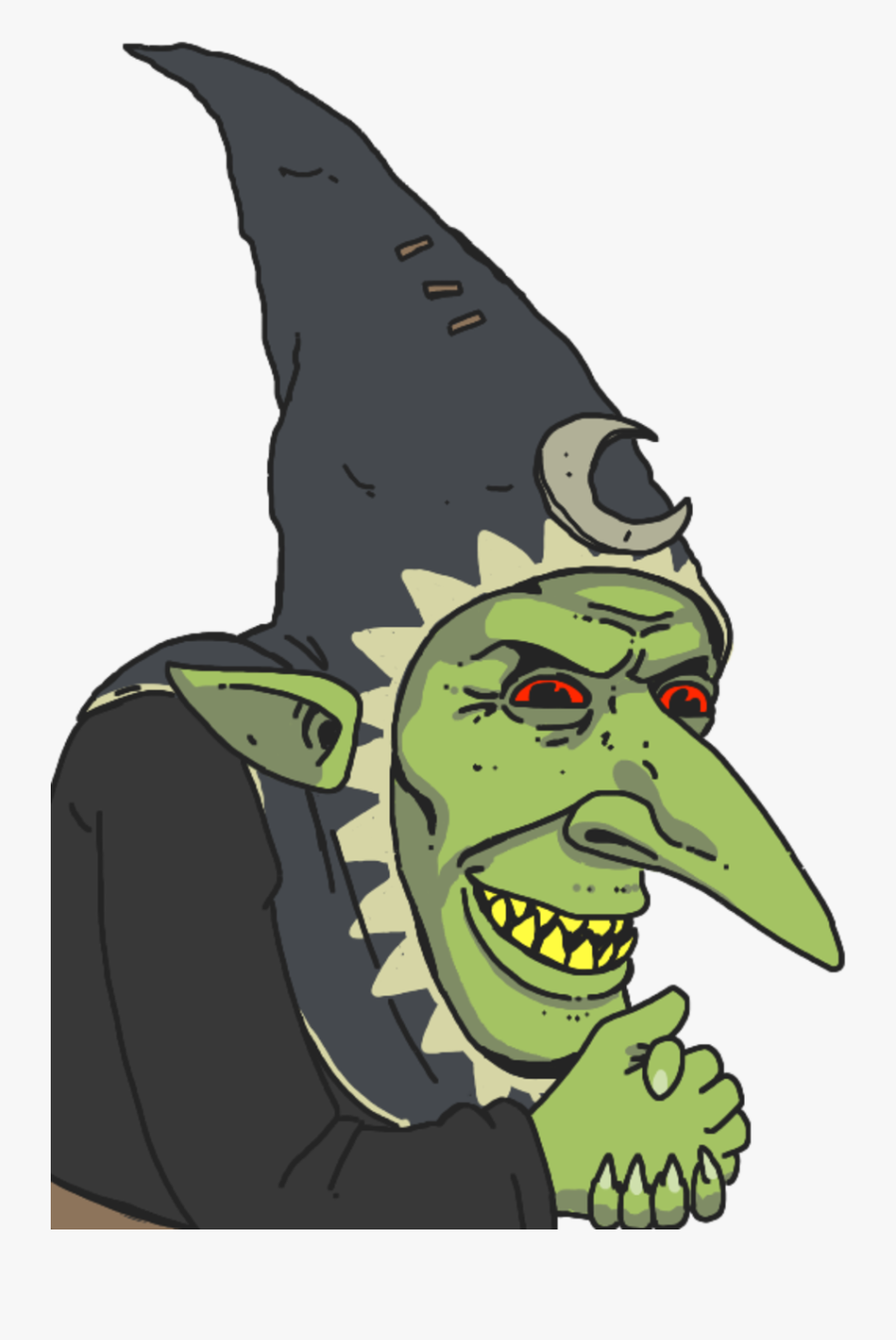 Fictional Character Cartoon Mythical Creature - Happy Merchant Goblin, Transparent Clipart