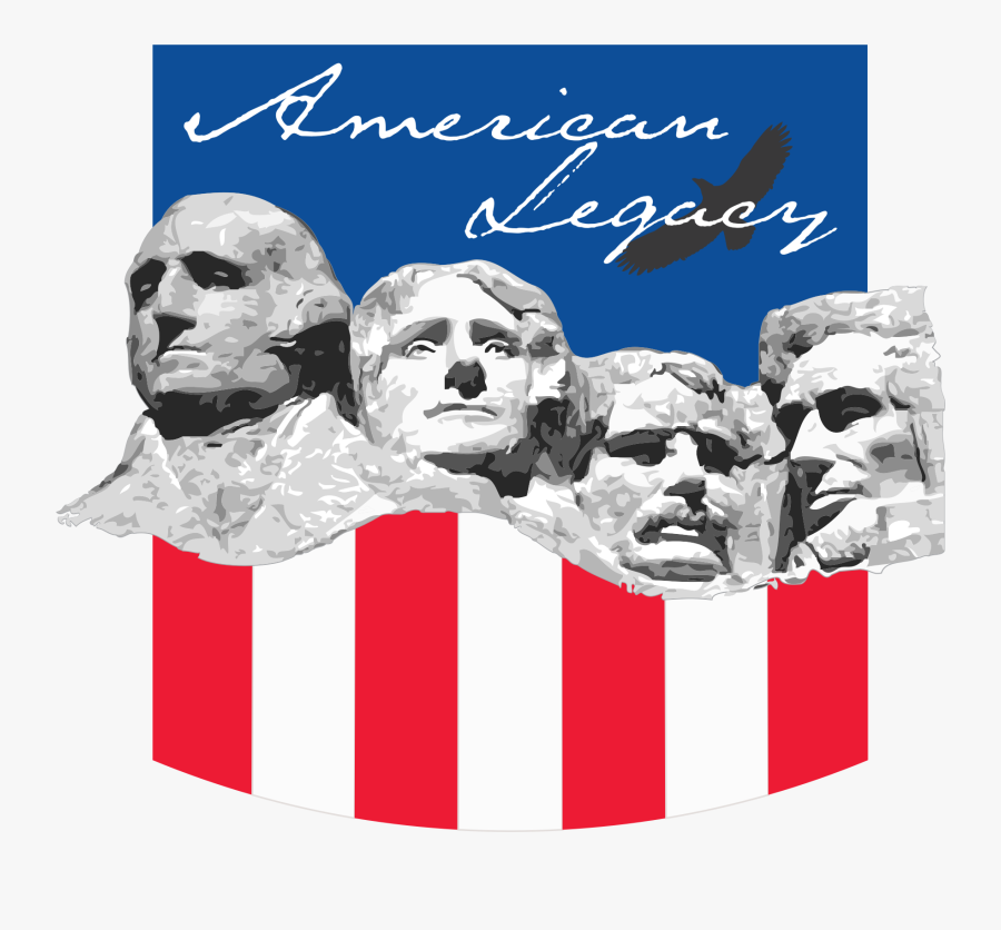 American Legacy Mt Big - Mount Rushmore, Transparent Clipart