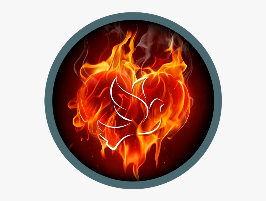 Logo Footer - Burning Heart, Transparent Clipart