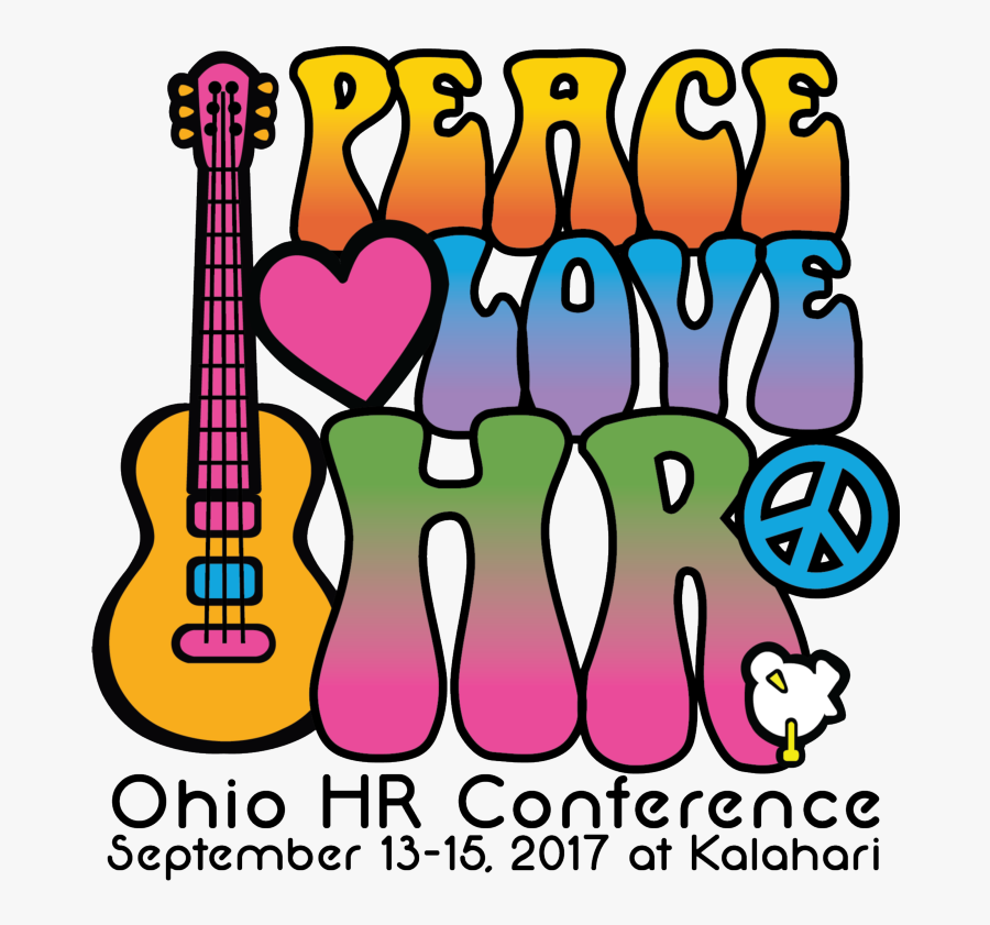 Peace, Love & Hr - Peace Love And Music, Transparent Clipart