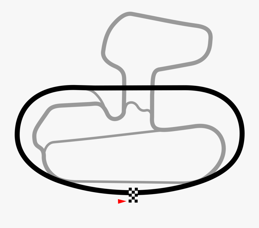 Texas World Speedway Map, Transparent Clipart