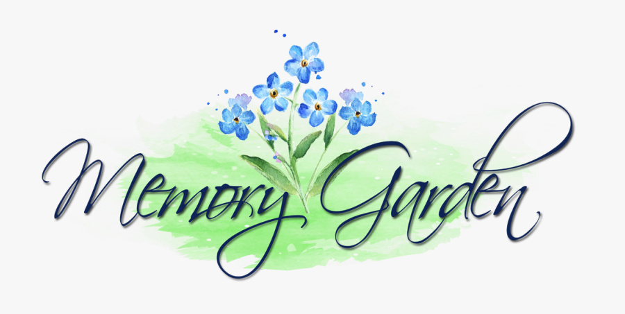 Transparent Forget Me Not Png - Memorial Garden Clip Art, Transparent Clipart