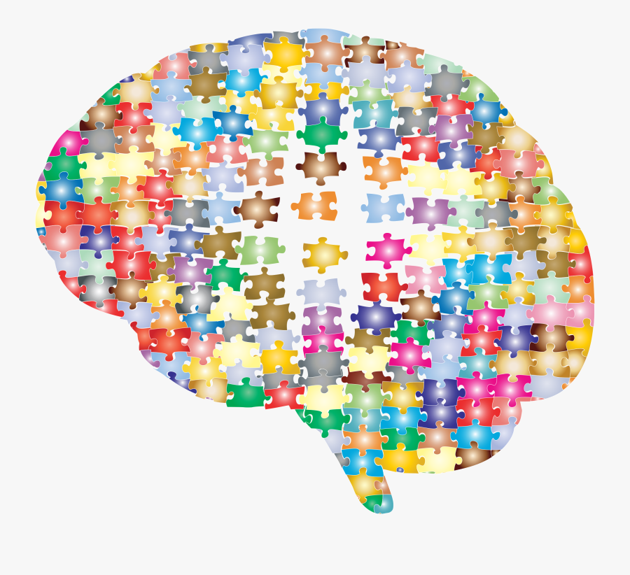 Brain As A Puzzle, Transparent Clipart