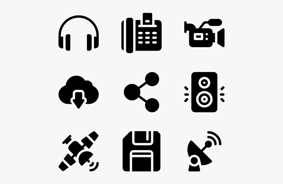 Media Technology - Icono Financiero, Transparent Clipart