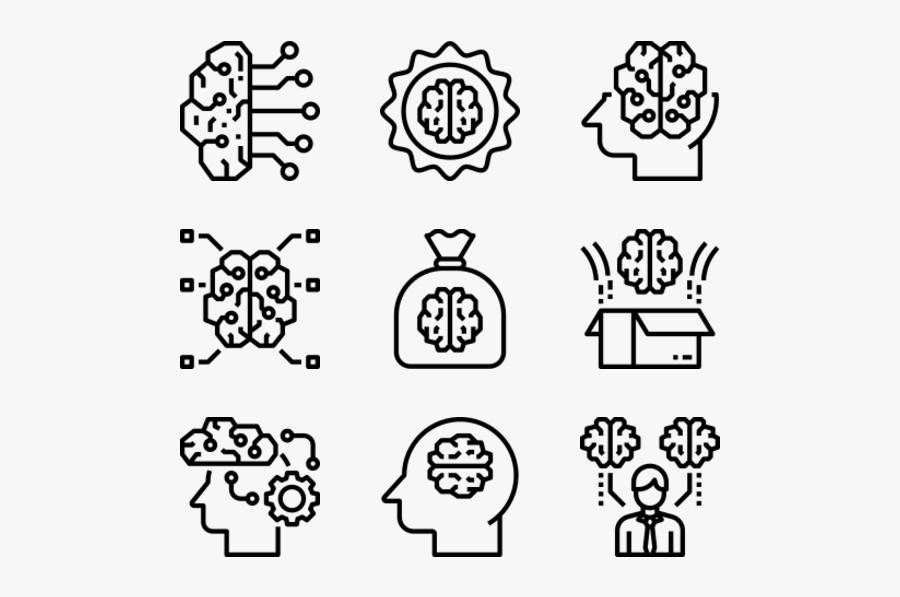 Brain Concept - Treasure Icons, Transparent Clipart