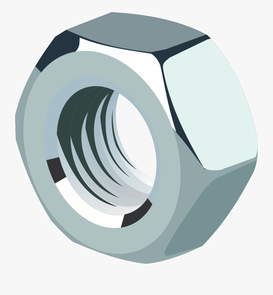 Nut Of Steel - Clipart Nut And Bolt, Transparent Clipart