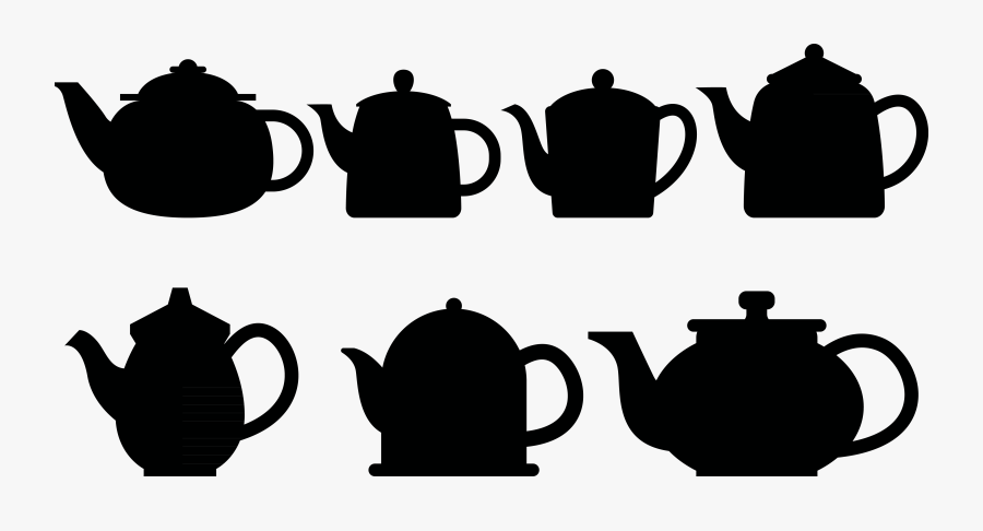 Coffee Teapot Silhouette - Coffee Silhouette, Transparent Clipart