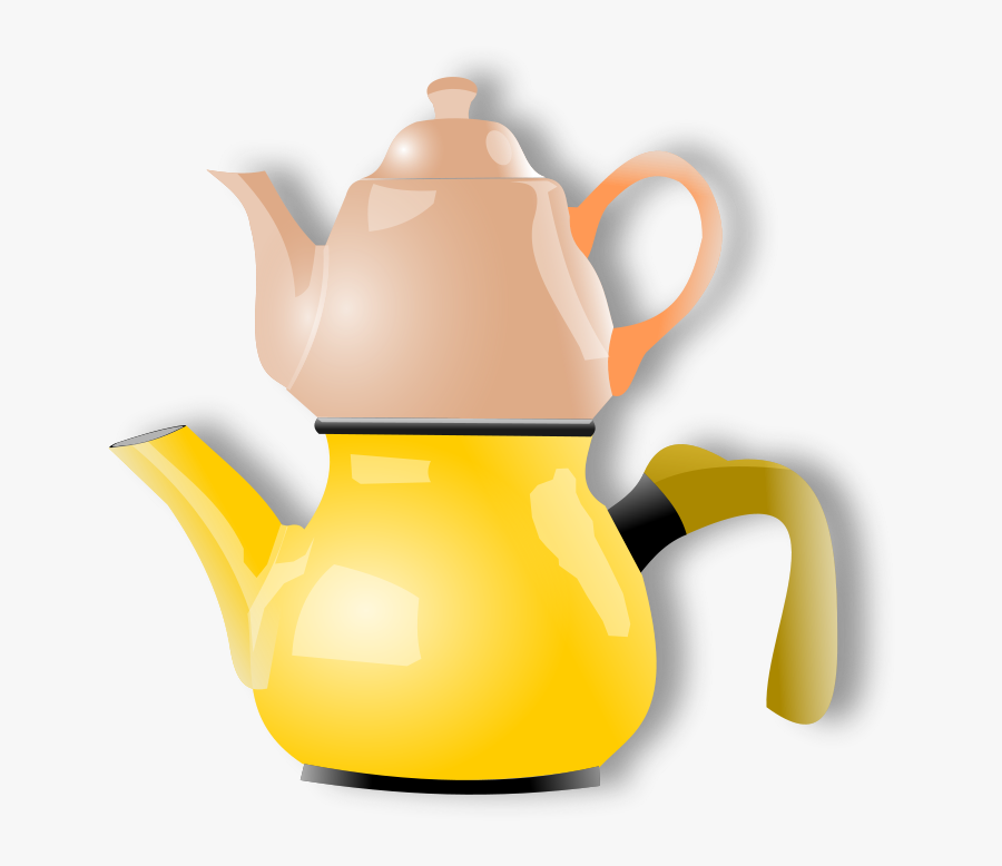 Shiny Teapot - Çaydanlık Clipart, Transparent Clipart