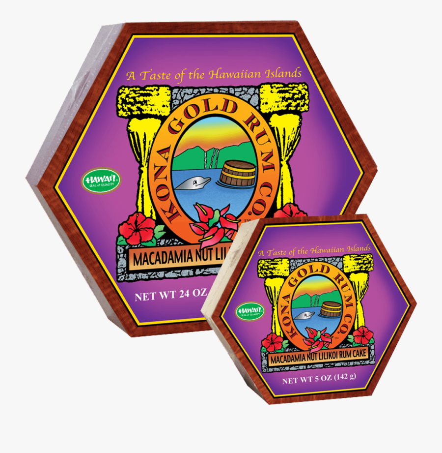 Mac Nut Lilikoi Rum Cake - Rum Cake, Transparent Clipart