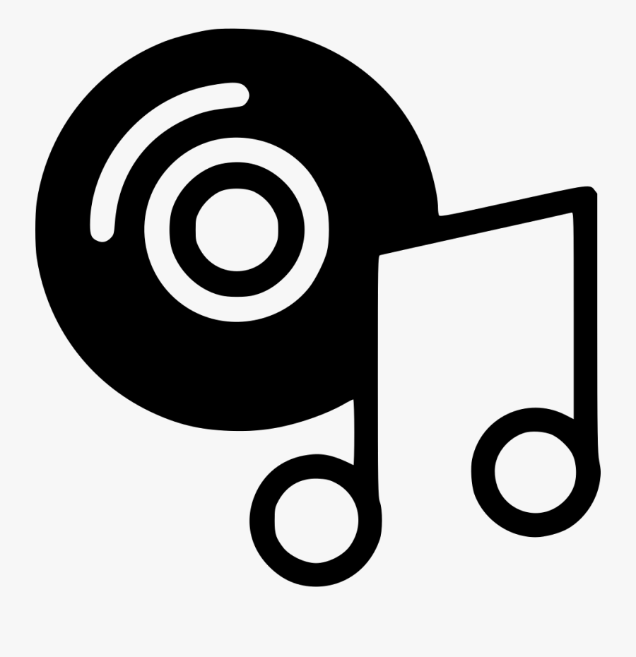 Music Note Cd Dvd Svg Png Icon Free Download - Music, Transparent Clipart