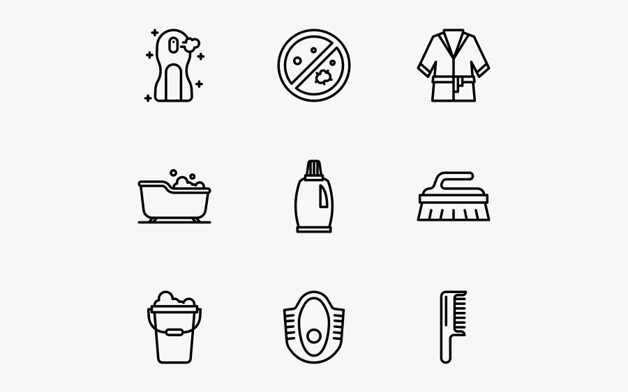 Bathroom - Security Camera Icon For Adobe, Transparent Clipart