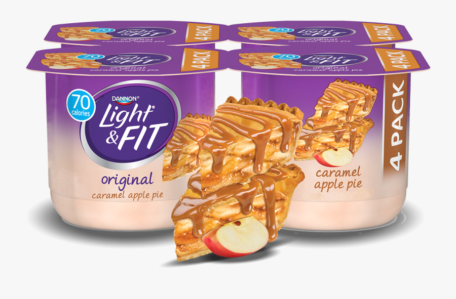 Caramel Apple Pie Nonfat Yogurt - Bun, Transparent Clipart