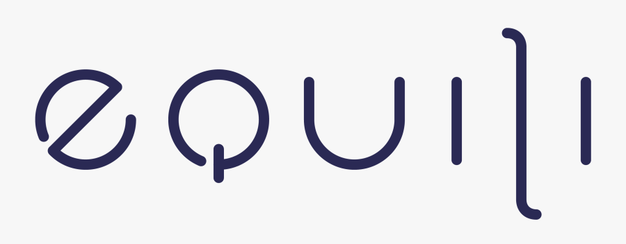 Equili Logo Full Set Equili Navy - Circle, Transparent Clipart