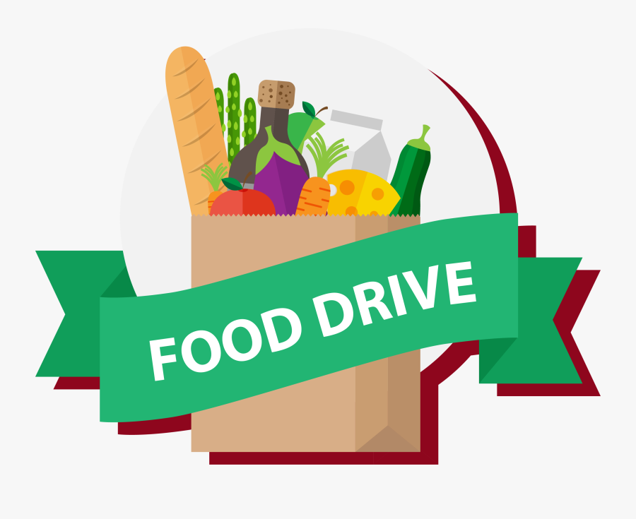 Transparent Food Drive Logo, Transparent Clipart