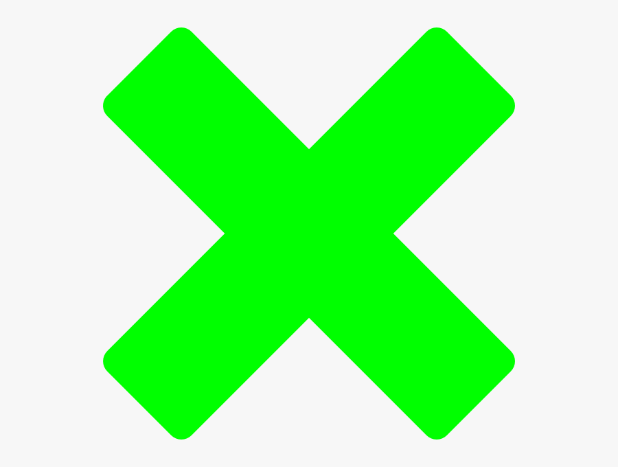 Green Tick Clipart The Cliparts - Green X Clipart, Transparent Clipart