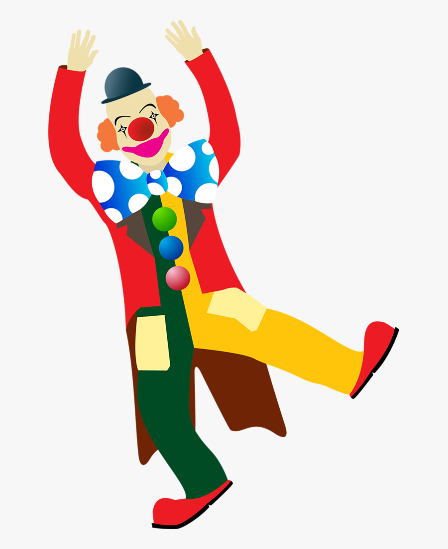 Cartwheel Clown Clipart, Transparent Clipart