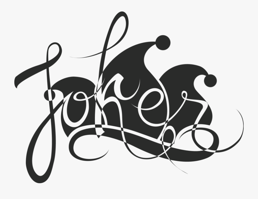 Joker Sidra Artesanal Tirada - Tipografia Del Joker, Transparent Clipart