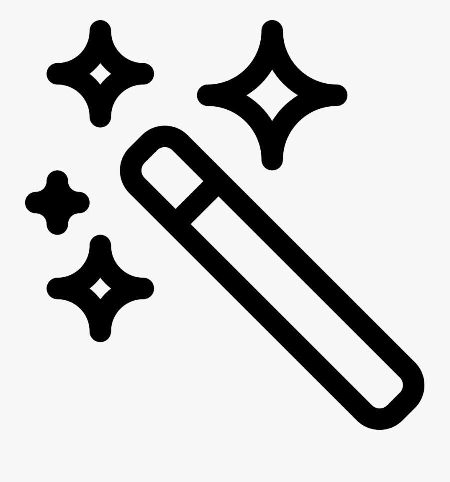 Png File Svg - Magic Wand Icon Png, Transparent Clipart